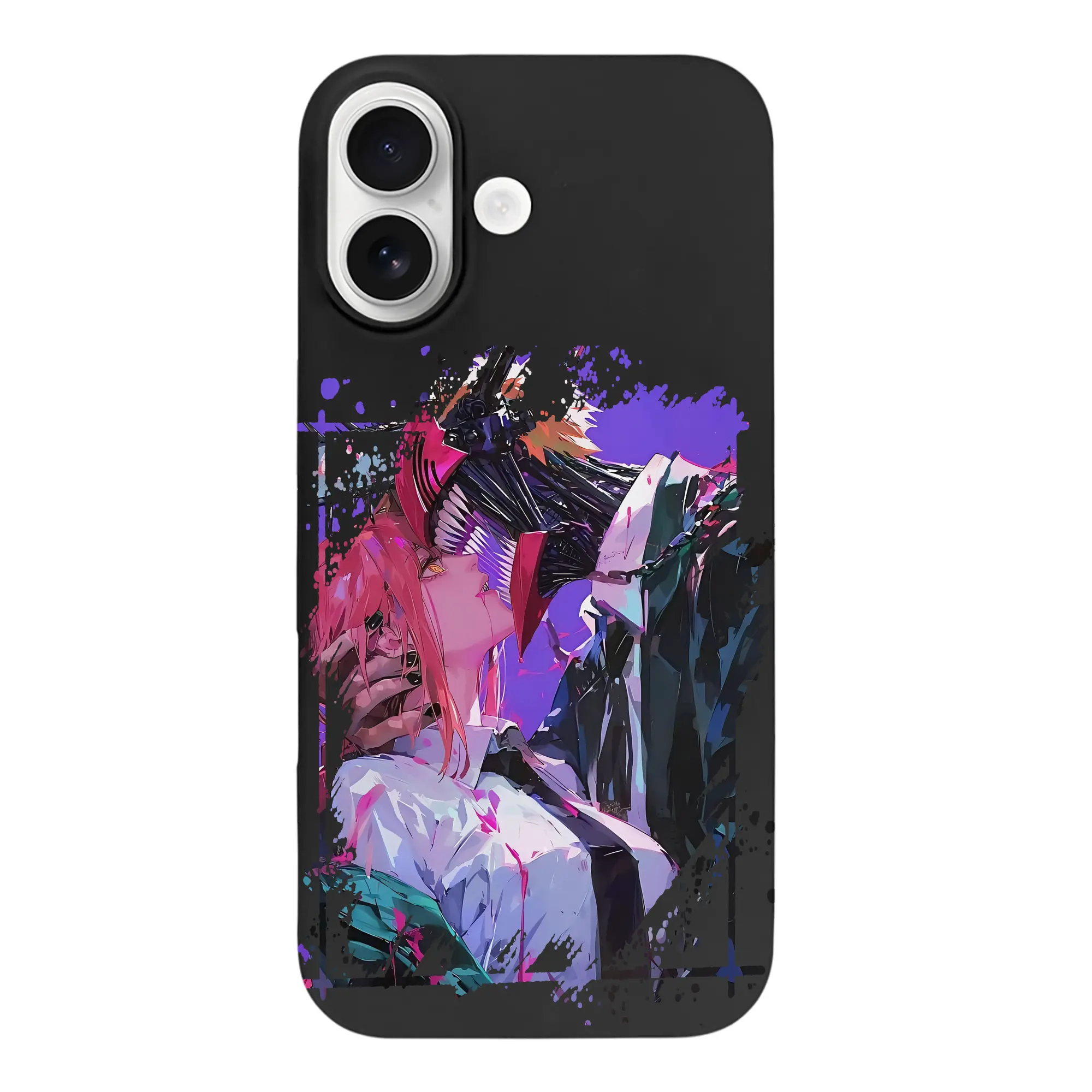 チェンソーマン グッズ,デンジ - iPhone 17 シリーズ シリコンケース 薄型 耐衝撃 指紋防止 ソフトタッチカバー 精密フィット 傷防止 保護ケース iPhone 17/17 Air/17 Pro/17 Pro Max 対応